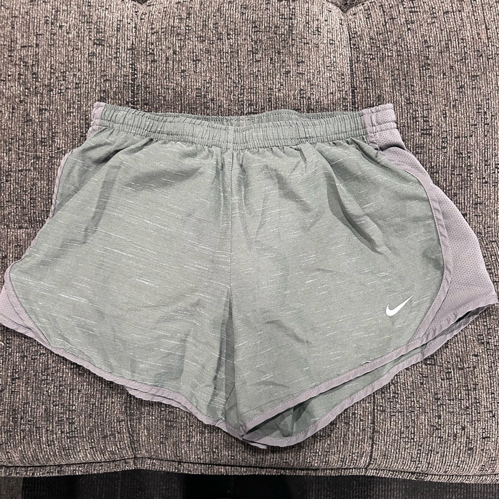 Nike Women's Athletic Shorts in Light Gray